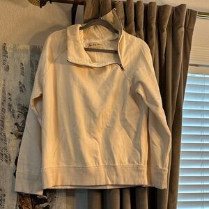 We The Free Off-White Cowl Neck Sweater